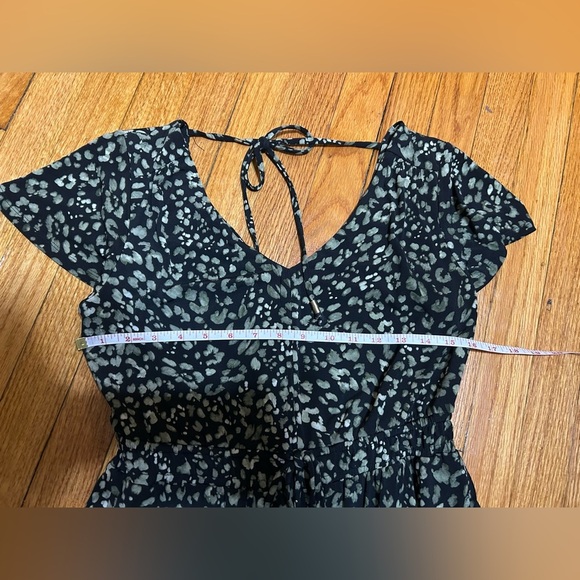 Tommy Bahama Wild One Wide Leg Black and Green Jumpsuit Size Small - Picture 5 of 11